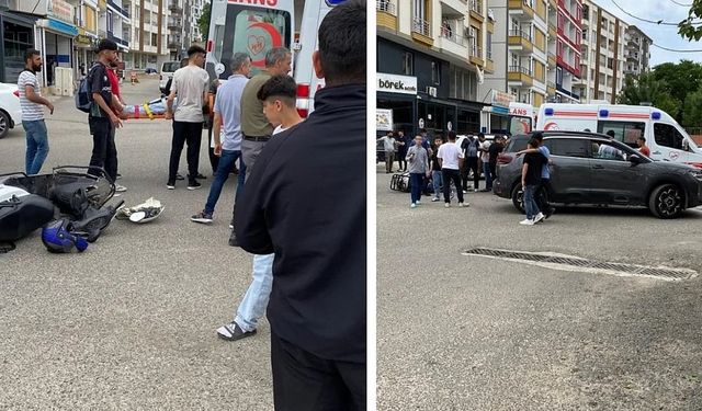 Siirt’te motosiklet ile otomobil çarpıştı: 2 kişi yaralandı