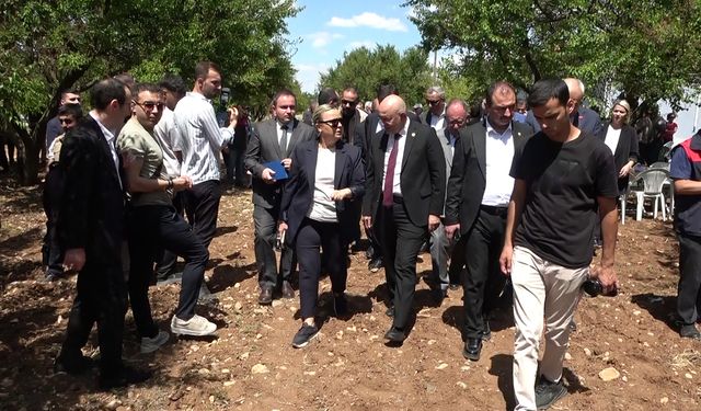 TBMM Zirai Don Araştırma Komisyonu Malatya'da kayısı bahçelerini yerinde inceledi 
