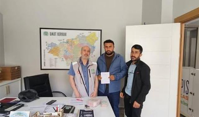 Topladıkları 250 bin TL.'yi Gazze için bağışladılar