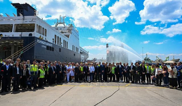 Türkiye İtalya arasında 10 bininci ro-ro gemisi yola çıktı