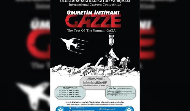 "Ümmetin İmtihanı Gazze" konulu yarışmanın sonuçları için program düzenlenecek