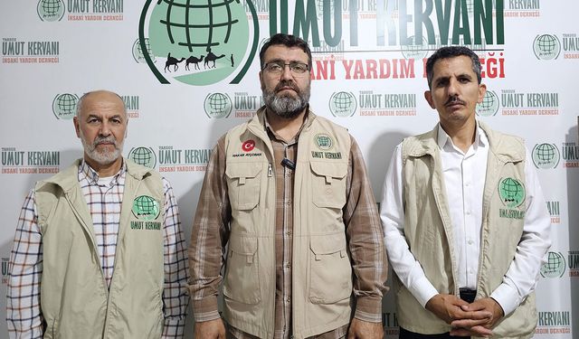 Umut Kervanı kurban organizasyonuyla Gazze'ye umut olacak