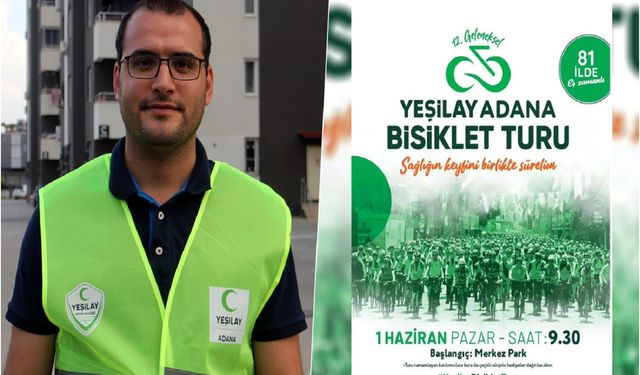 Yeşilay'dan Adana’da "Bisiklet Turu" etkinliği