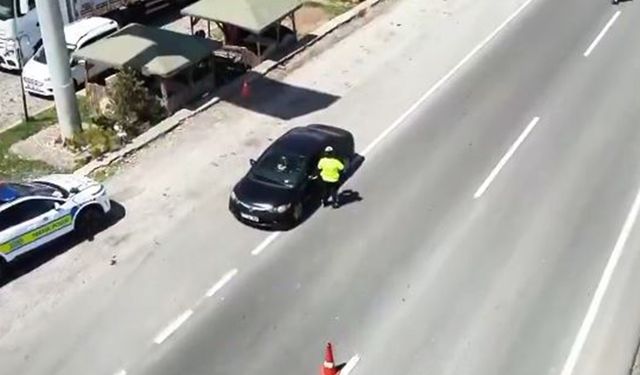 Yılın ilk 4 ayında havadan yapılan denetimlerde 37 binden fazla araca işlem yapıldı