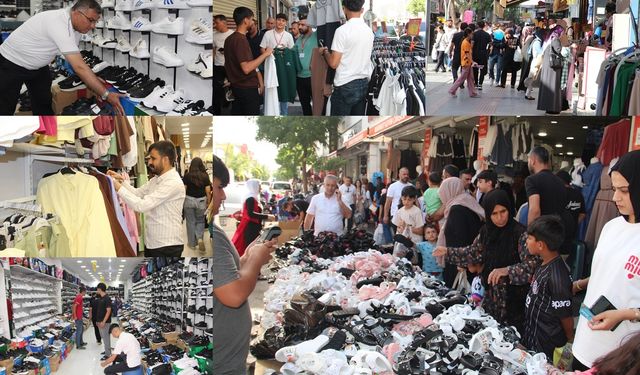 Bayrama sayılı günler kala çarşı ve pazarlarda hareketlilik başladı