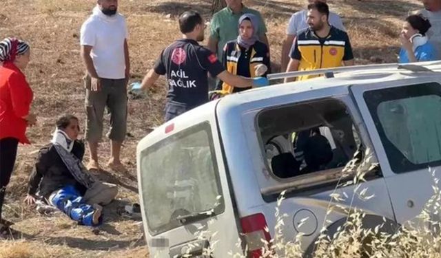 Şanlıurfa'da aracın devrilmesi sonucu 6 kişi yaralandı