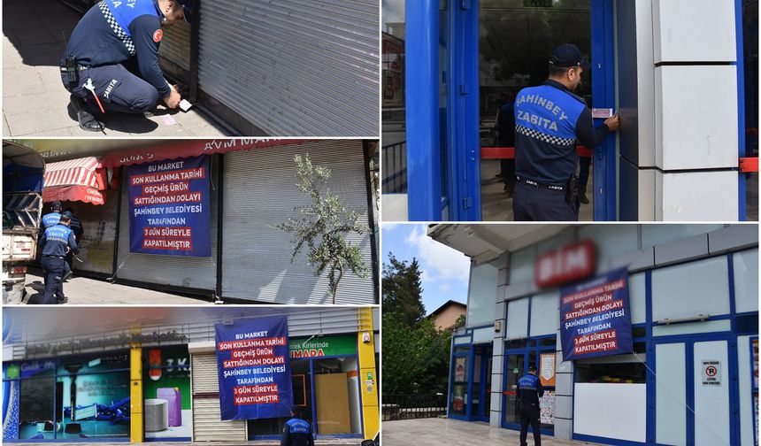 Gaziantep'te tarihi geçmiş ürün satan 6 işyeri kapatıldı