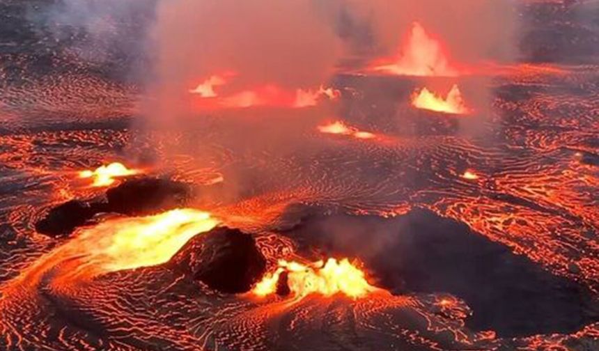 Kilauea Yanardağı yeniden lav püskürttü