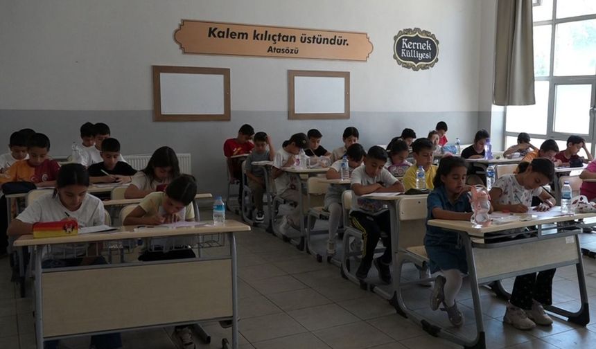 Malatya'da semt konakları öğrenci seçme sınavı yapıldı