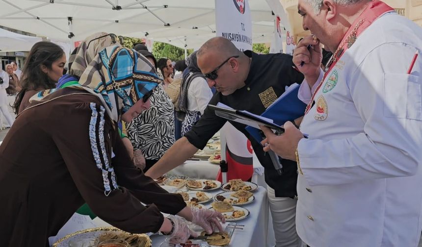Mardin’de Şam Börek yemek yarışması düzenlendi