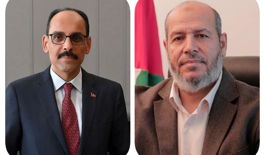 HAMAS'tan Türkiye ile ateşkes teması: Halil el-Hayye, İbrahim Kalın'la görüştü